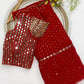 NEW BOLLYWOOD SUPERHIT DESIGN LAUNCHING SEQUINS CRUSH PLEATED SAREE