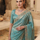 Wedding Wear Pure Kanjivarm Silk Beads Work Saree