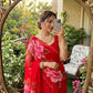 Pure soft alphino chiffon saree