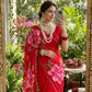 Pure soft alphino chiffon saree