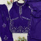 CHINON SEQUENCE EMBROIDERY WORK SUIT
