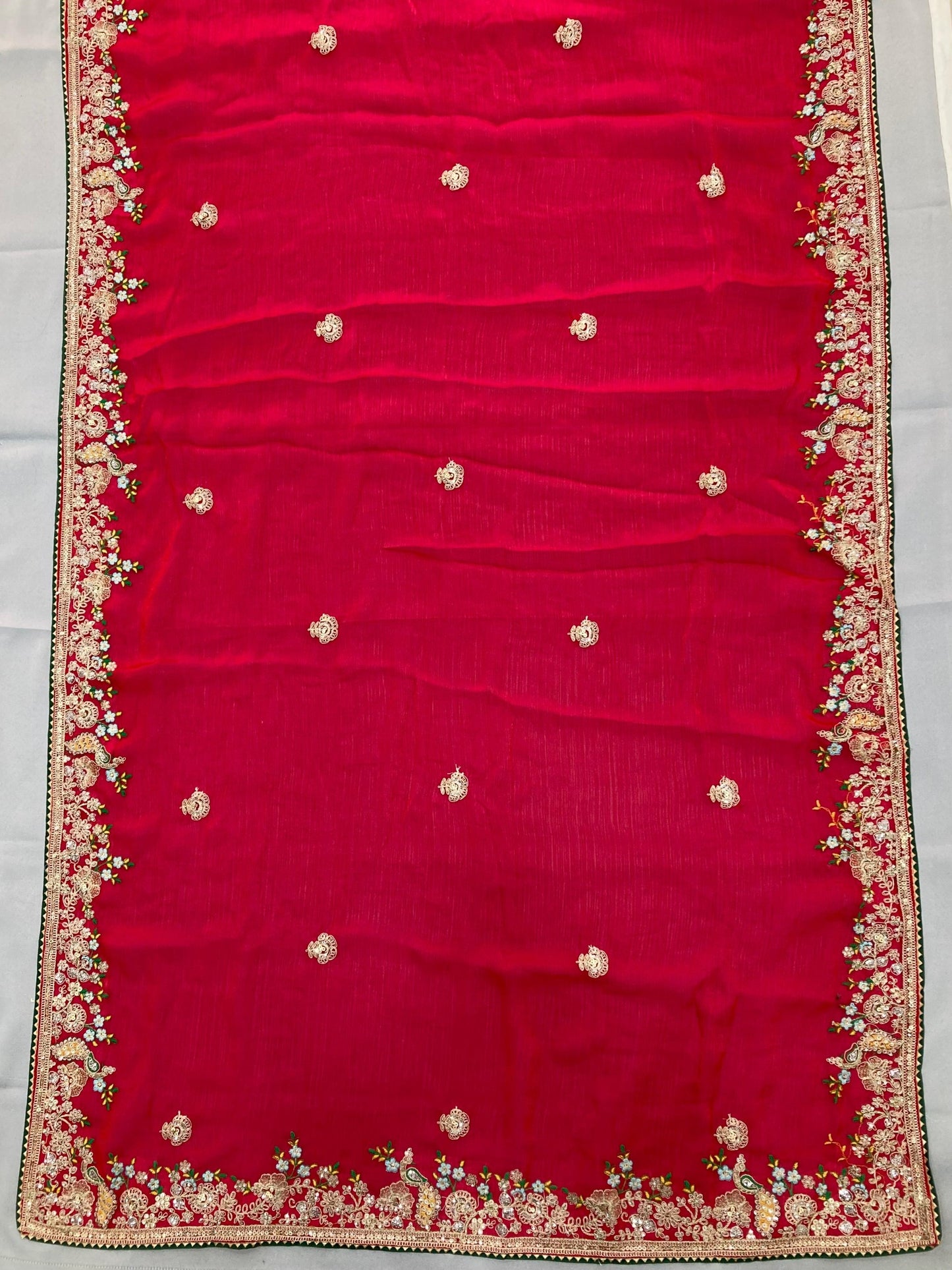 Party Wear Soft Fendy Chiffon silk Saree