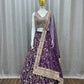 Georgette Zari Sequence Embroidery Lehenga Choli