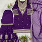 GEORGETTE CORDING WITH SEQUENCE EMBROIDERY WORK SUIT