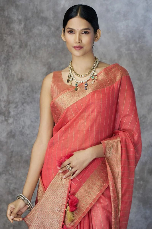 Pure cotton weaving Handloom saree