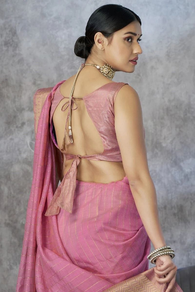 Pure cotton weaving Handloom saree