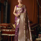 Self Jacquard Soft Silk Saree With Rich Zari Weaving & Tassels