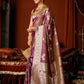 Self Jacquard Soft Silk Saree With Rich Zari Weaving & Tassels