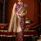 Self Jacquard Soft Silk Saree With Rich Zari Weaving & Tassels