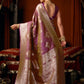 Self Jacquard Soft Silk Saree With Rich Zari Weaving & Tassels