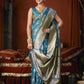 Self Jacquard Soft Silk Saree With Rich Zari Weaving & Tassels