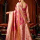 Self Jacquard Soft Silk Saree With Rich Zari Weaving & Tassels