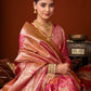 Self Jacquard Soft Silk Saree With Rich Zari Weaving & Tassels