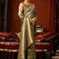 Self Jacquard Soft Silk Saree With Rich Zari Weaving & Tassels