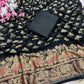 mono banglori with beautiful piping saree