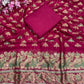 mono banglori with beautiful piping saree