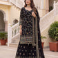 Faux Georgeet Embroidery Thread Sequence Zari