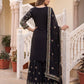 Faux Georgeet Embroidery Thread Sequence Zari