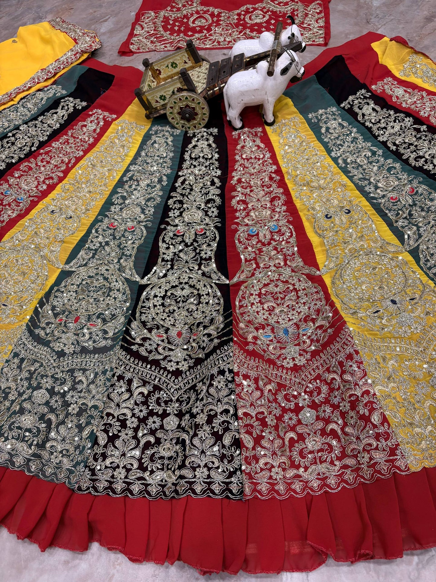 Premium Quality Faux Georgette Lehenga Choli