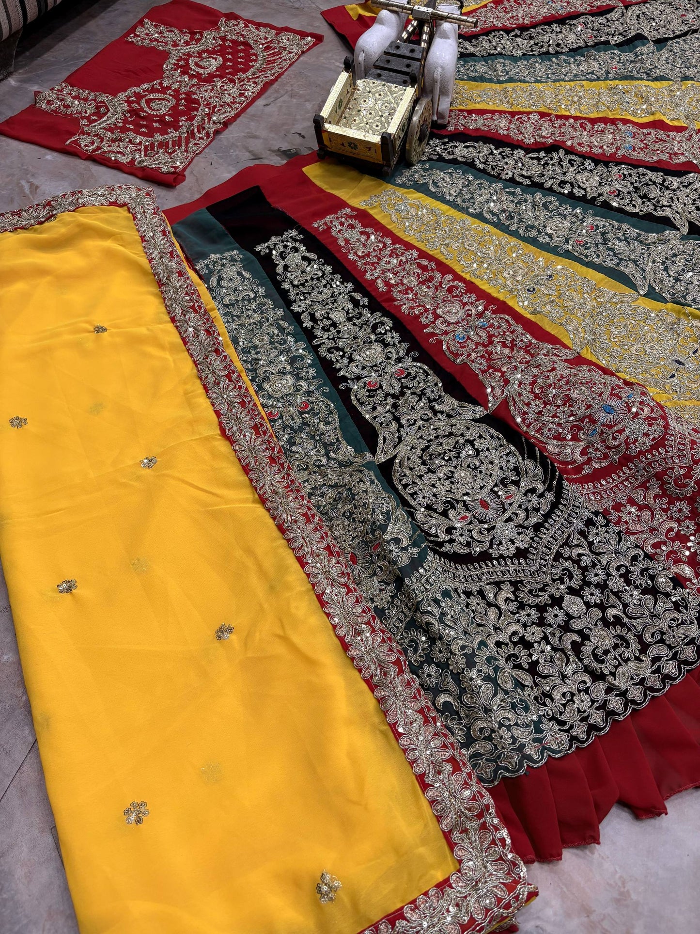 Premium Quality Faux Georgette Lehenga Choli