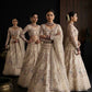 Launching 4 meter flared Premium Quality Soft Net Lehenga