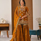 Launching New Designer Party Wear Look Top Sharara Plazzo and Dupatta