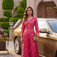 Banarasi silk jacquard jumpsuit with pocket & back zip