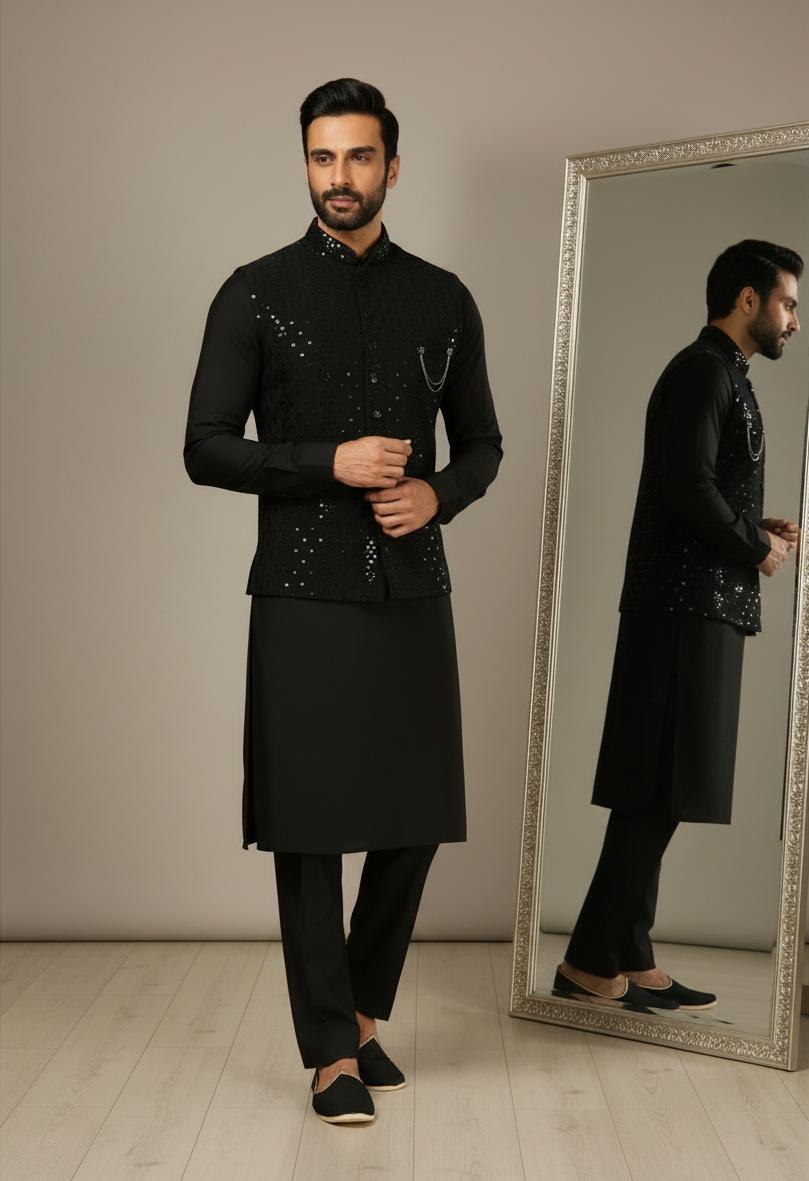 Premium Men’s Koti Kurta Set