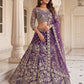 Butterfly Net Sequins and Codding Embroidery Work Fabric