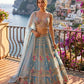 Premium Quality Tabby Silk Coding Sequins Work Lehenga