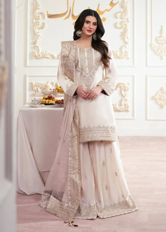 FESTIVAL SEASON WEAR OUR BEAUTIFUL THREE PIECE SUIT WITH EMBROIDERY WORK