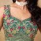 Georgette Thread Zari Sequence Embroidery Lehenga