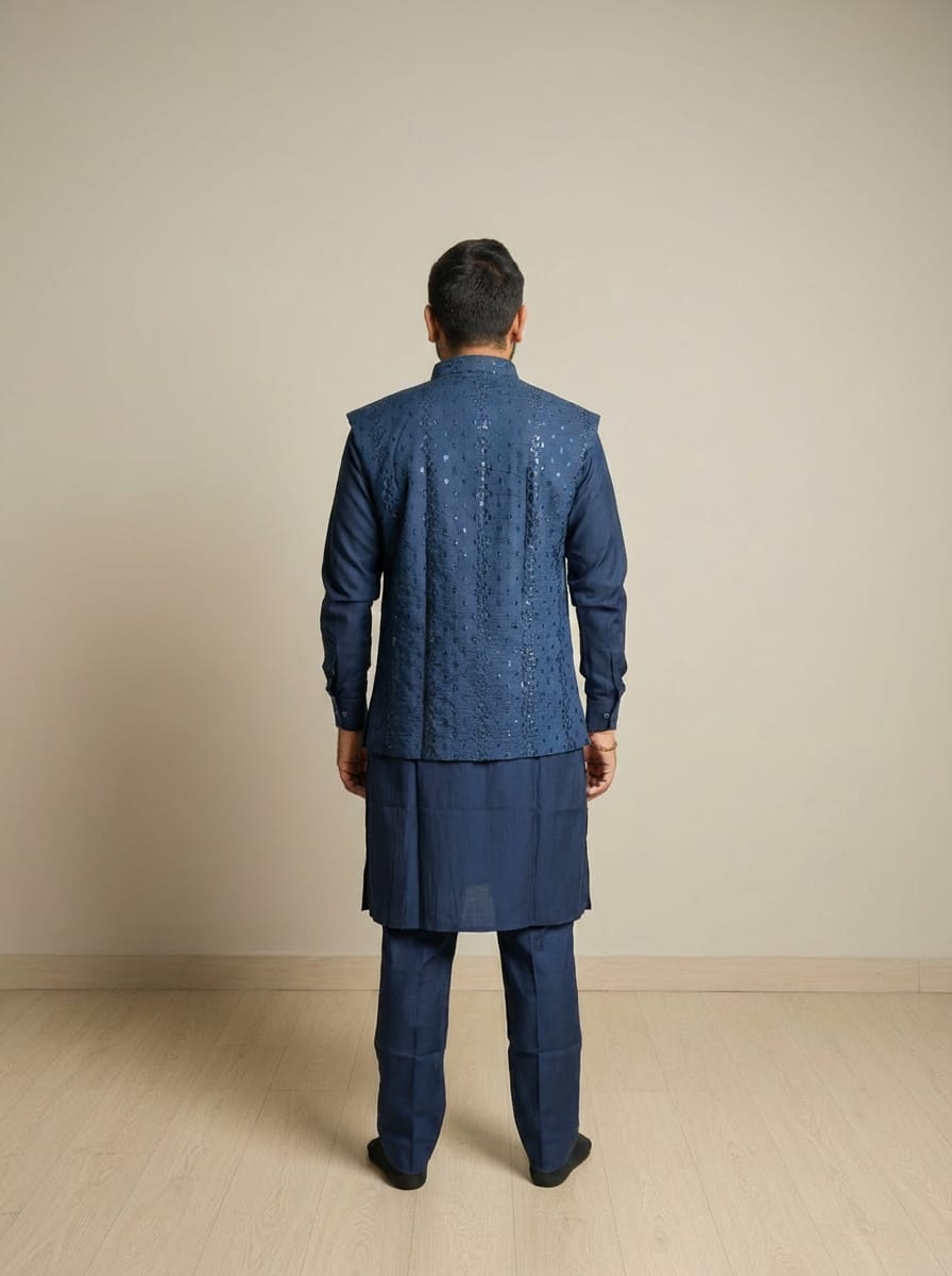 Premium Men’s Koti Kurta Set