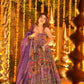 Heavy Position Print Embroidered Maxi Suit Set