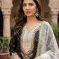 MAHIRA KHAN INSPIRED SEQUENCE EMBROIDERY WORKED TOP PLAZZO
