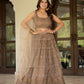 Net Zari Sequence embroidery lehenga choli