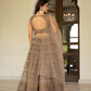 Net Zari Sequence embroidery lehenga choli