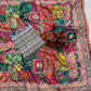 Soft Chinnon with beautiful print saree