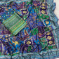 Soft Chinnon with beautiful print saree