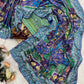Soft Chinnon with beautiful print saree