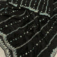 Fandy Satin Bidds And Sequins Embroidery Design Work Saree