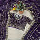 Fandy Satin Silk Designer Embroidery work of 3mm Sequins Saree