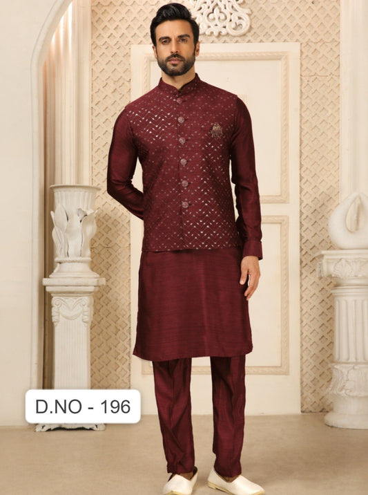 Premium Men’s Koti Kurta Set