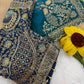Presenting our stunning Space Satin Saree