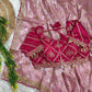 Pure soft Rimzim silk saree with beautiful embroidery