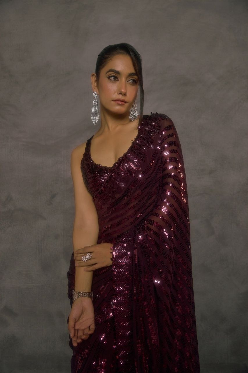 New Bollywood BlockBuster Design Launching sequence saree