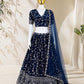 Georgette Thread Zari Sequence Embroidery Lehenga