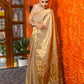 elegant saree is crafted from lightweight saree