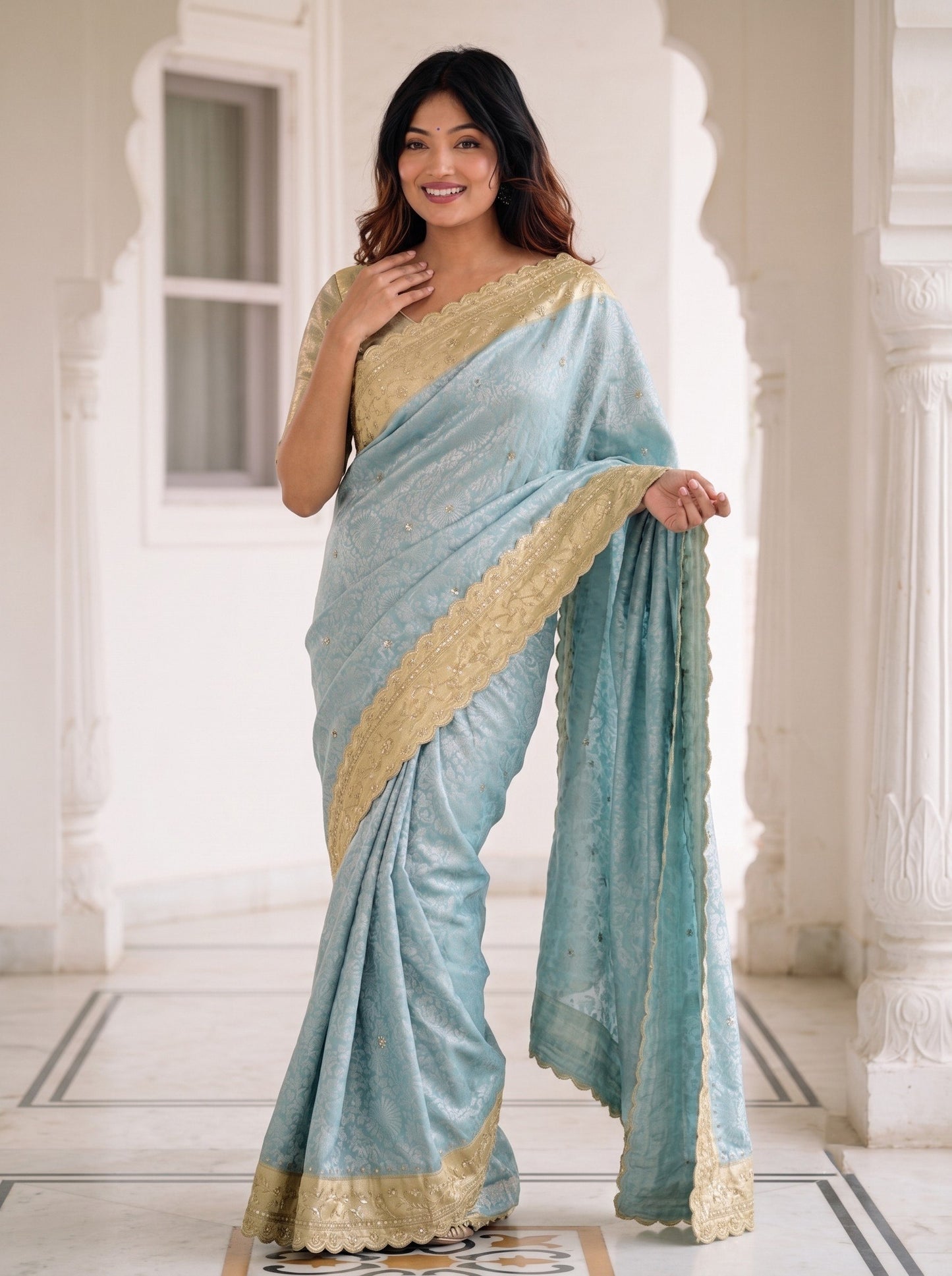 Wedding Wear Pure Kanjivarm Silk Work Saree