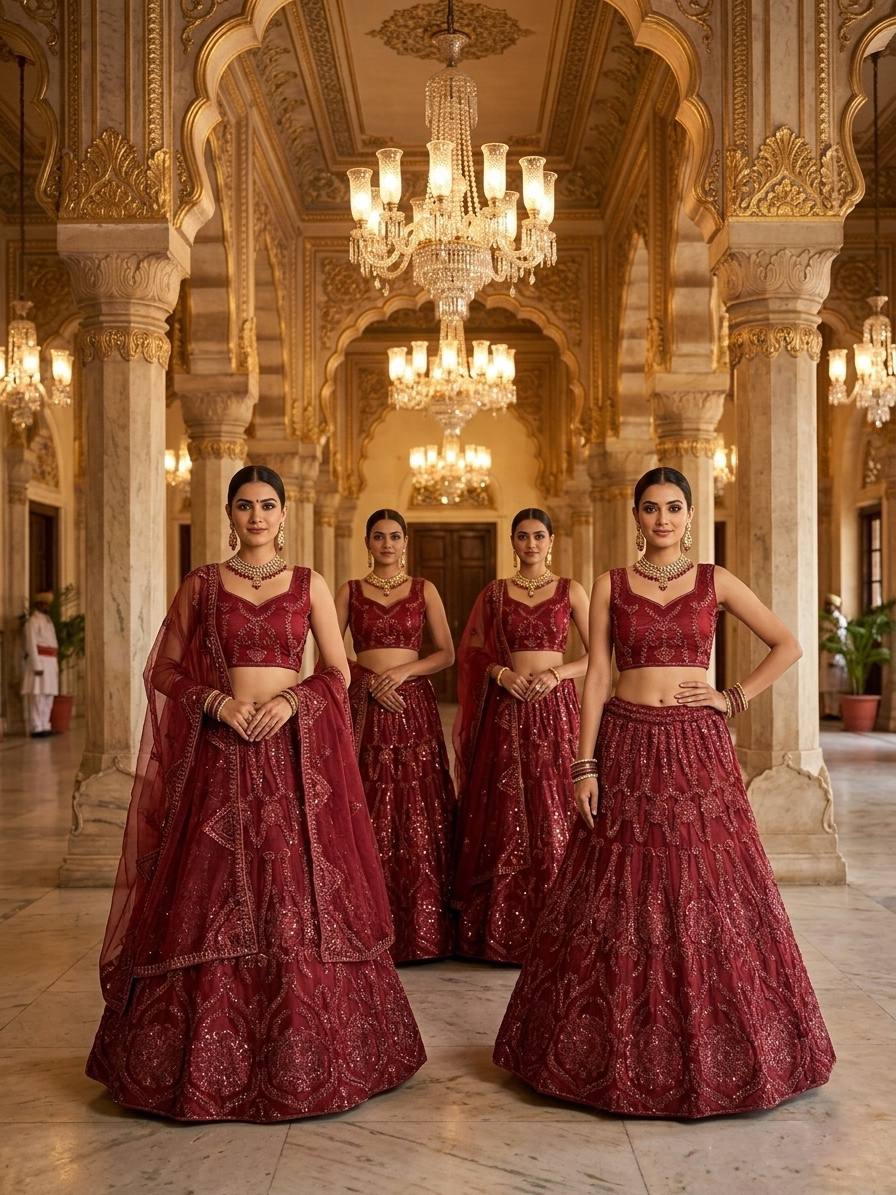 Premium Quality Butterfly Net Coding Sequence Work Lehenga